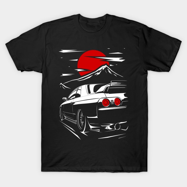 Nissan Skyline R32 T-Shirt by racingfactory